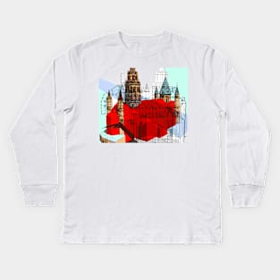 Mainz Cathedral Kids Long Sleeve T-Shirt